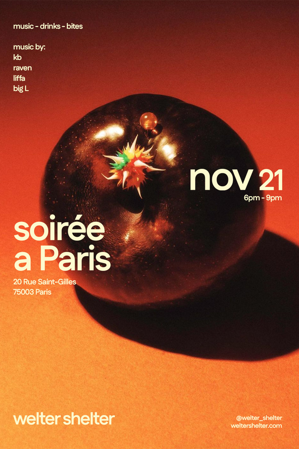 Soirée a Paris - November 21st