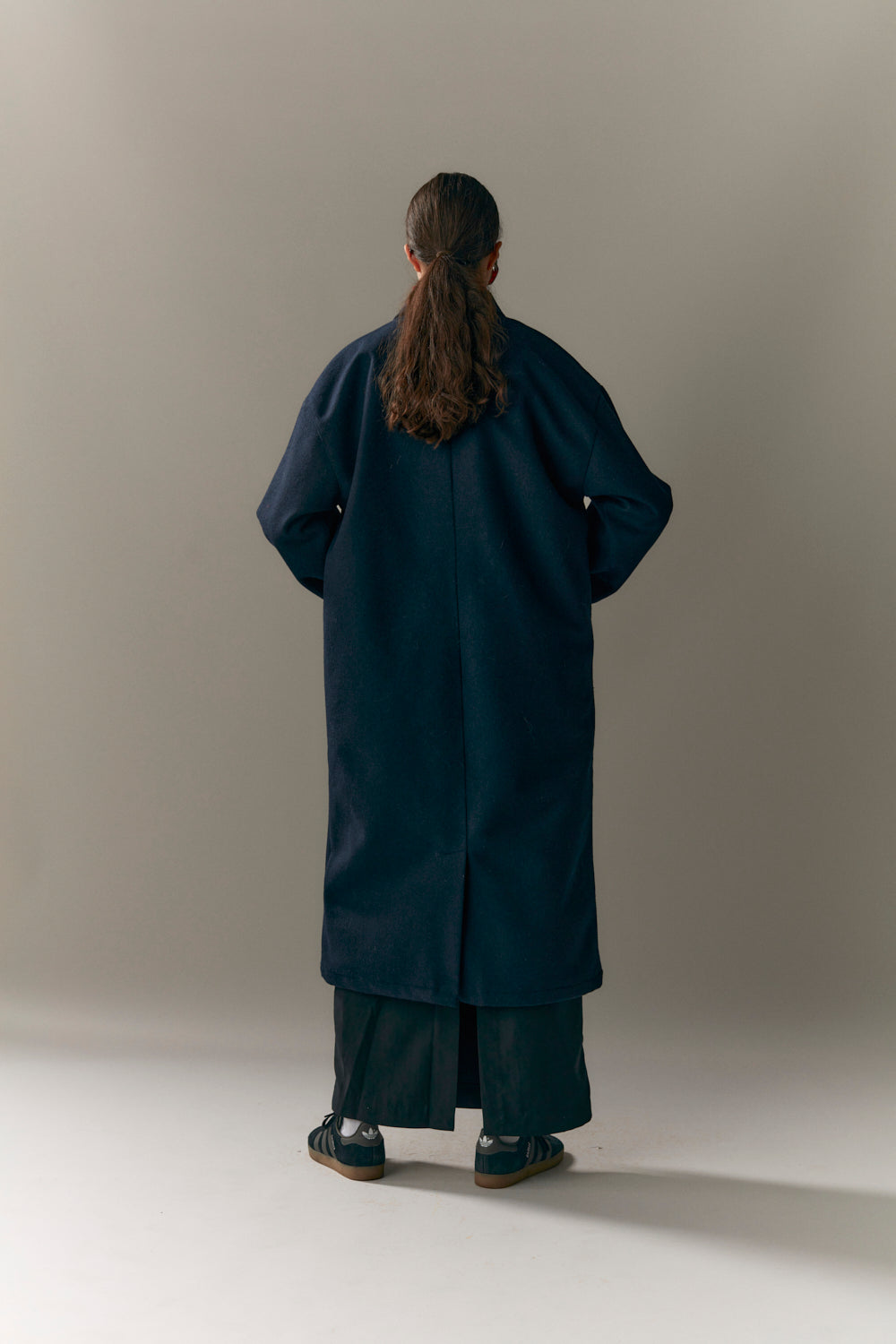 JANICE B TECHWOOL AW23 marineblauw 