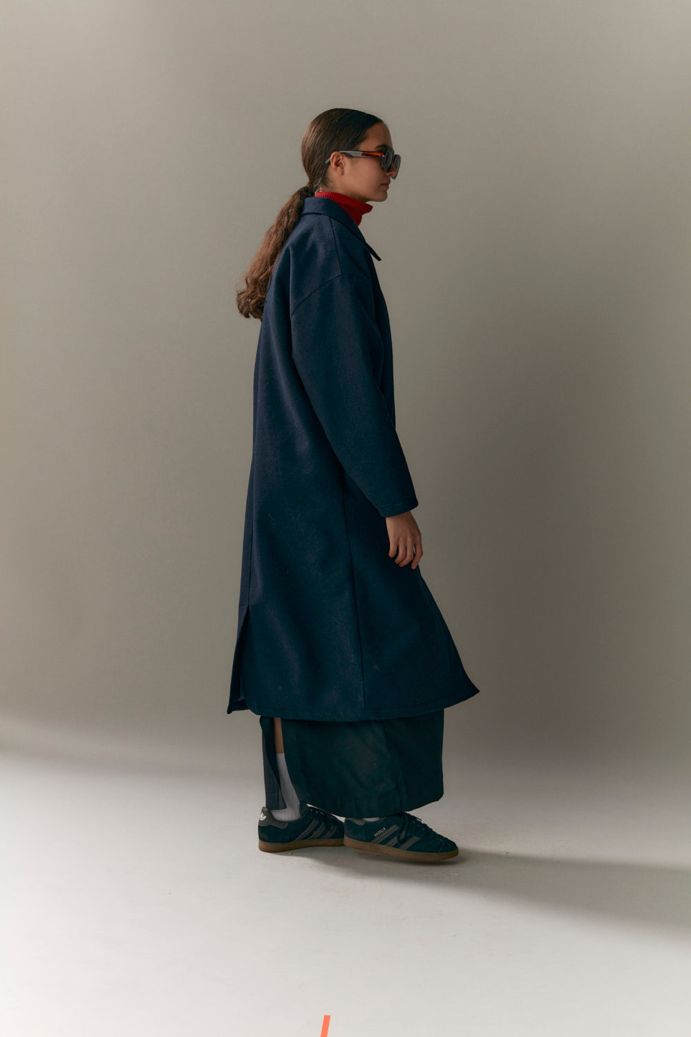 JANICE B TECHWOOL AW23 marineblauw 