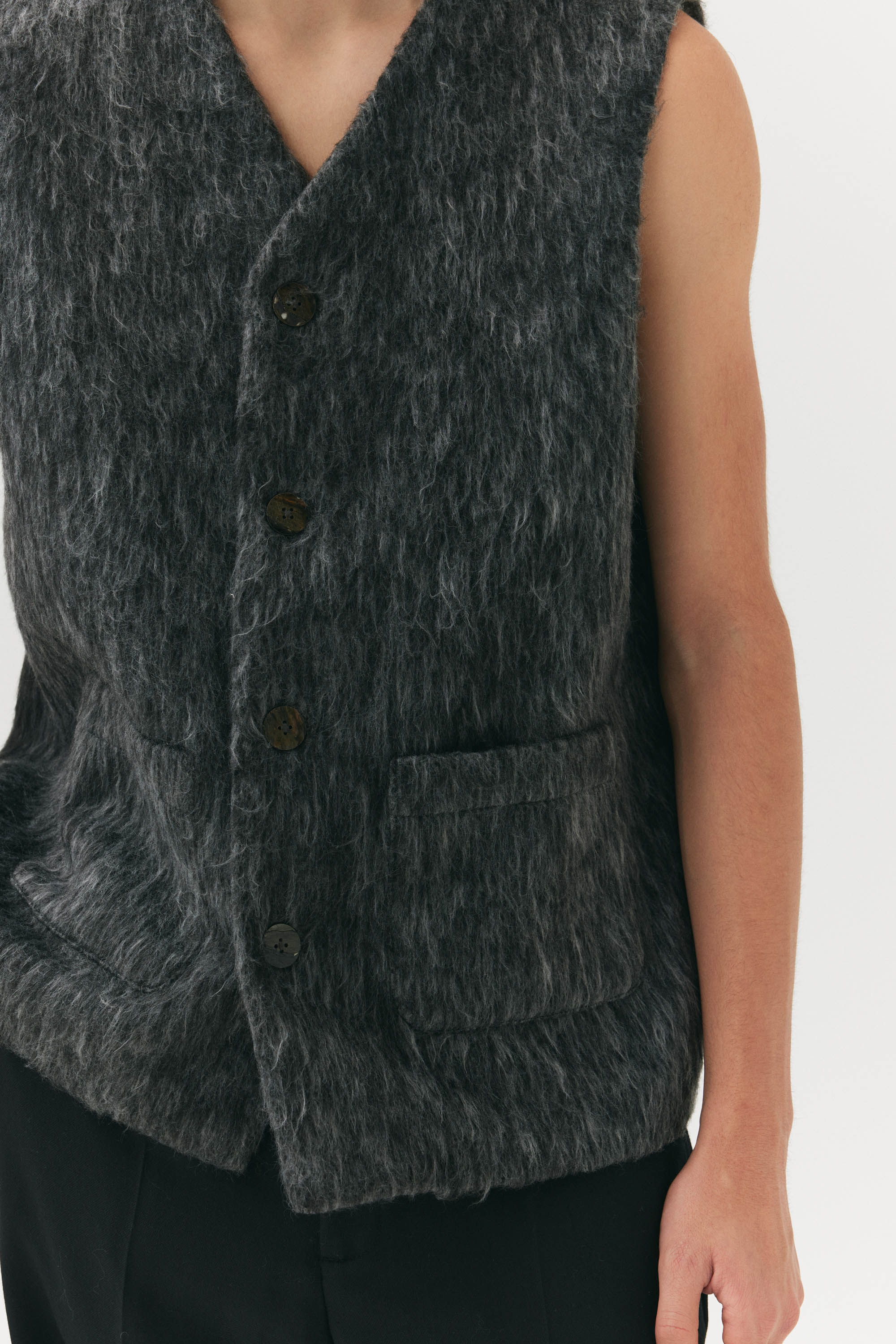 FUZZY SPENCE AW24 GREY