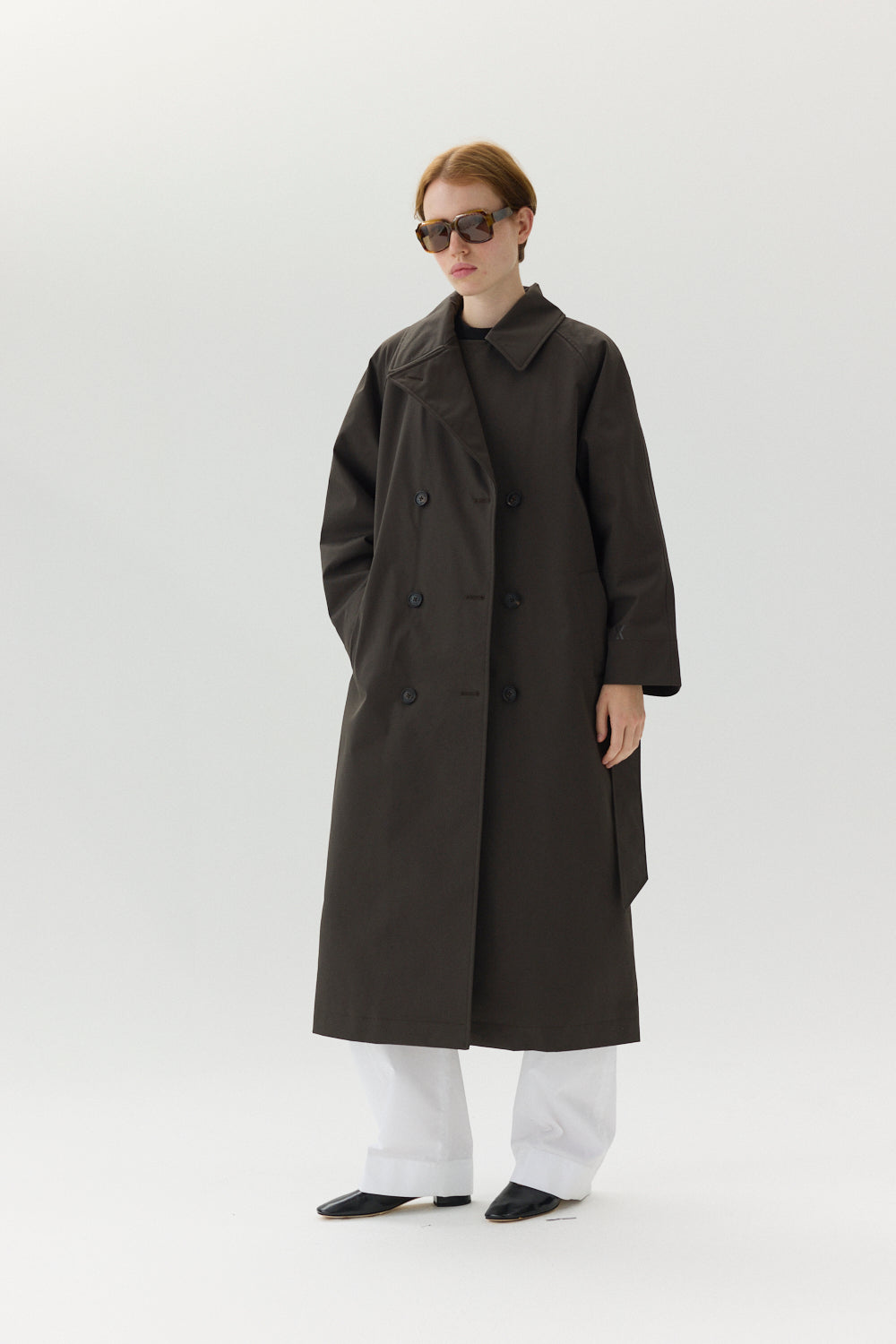 ROOMY TRENCH NIN SPIN AW24 FADED COFFEE