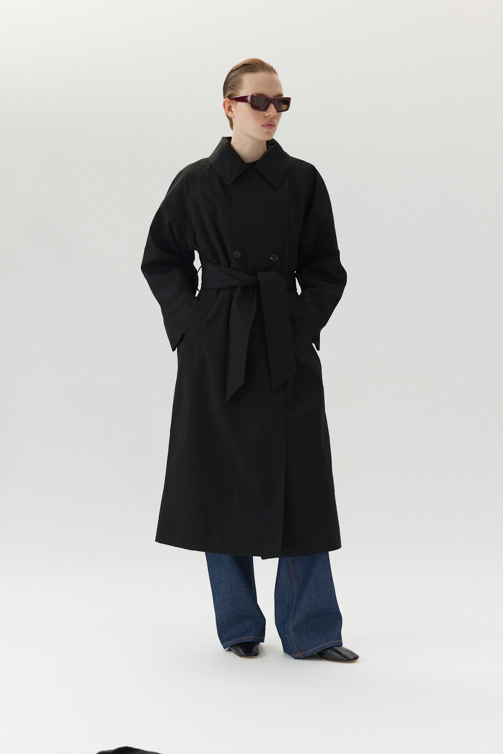 ROOMY TRENCH NIN SPIN AW24 BLACK