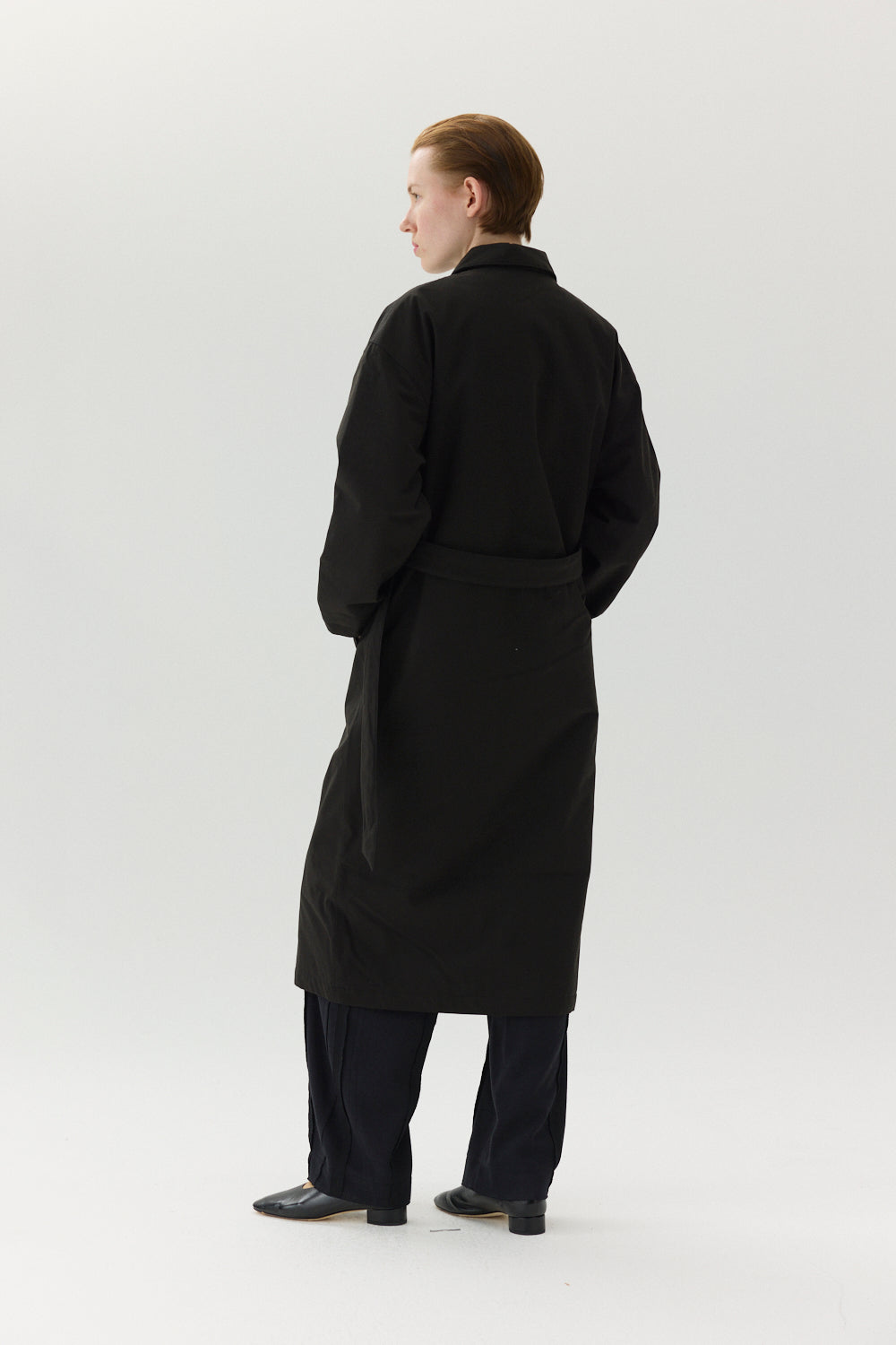 RACHEL G Poly Rayon AW24 BLACK