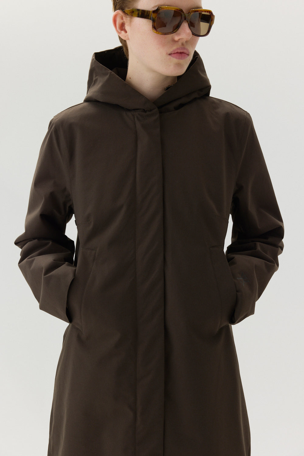 NOT SO LONG TUBE POLYRAYON AW24 CHESTNUT