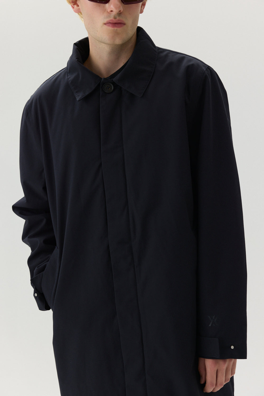 LONG DONG POLYRAYON WOOL LOOK AW24 NAVY