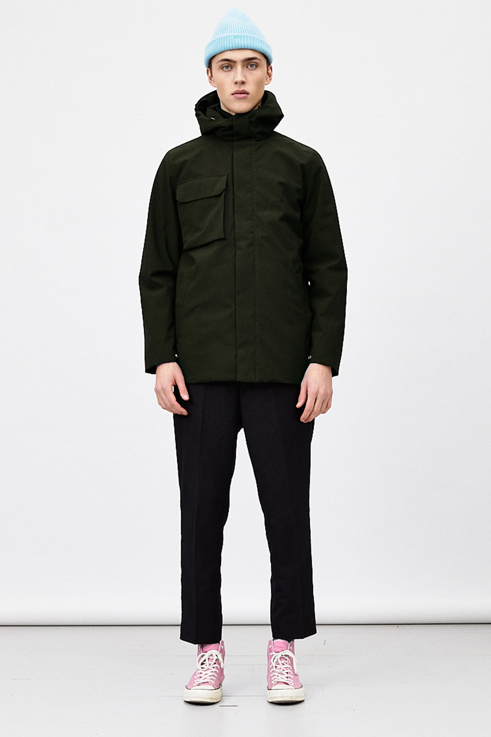 K-SEA POLY RAYON AW21 OLIVE